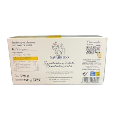  El Navarrico Espárragos blancos de Navarra 6/8 
