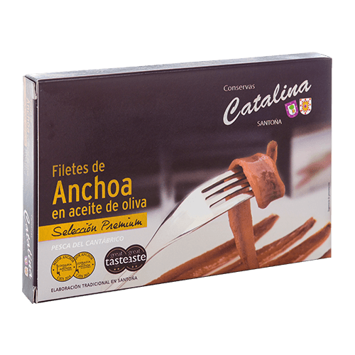 Filetes de Anchoas Selección Premium Catalina 10 Filetes 110 g