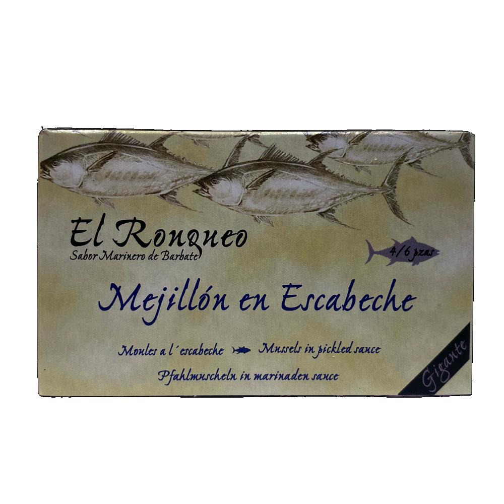 Mejillones en Escabeche El Ronqueo  6/8UNID. 115Gr OL120