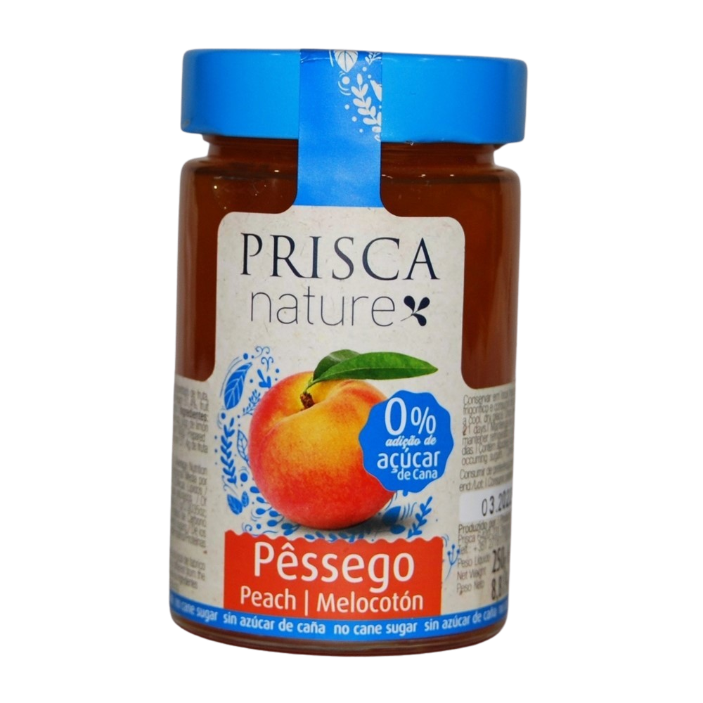 Prisca Nature Mermelada de Melocotón sin Azucar  250 Gr