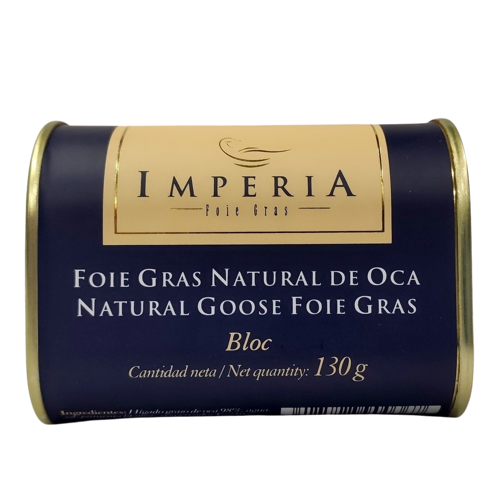 Foie Gras Natural de Oca Natural 130Gr Imperia Foie Gras