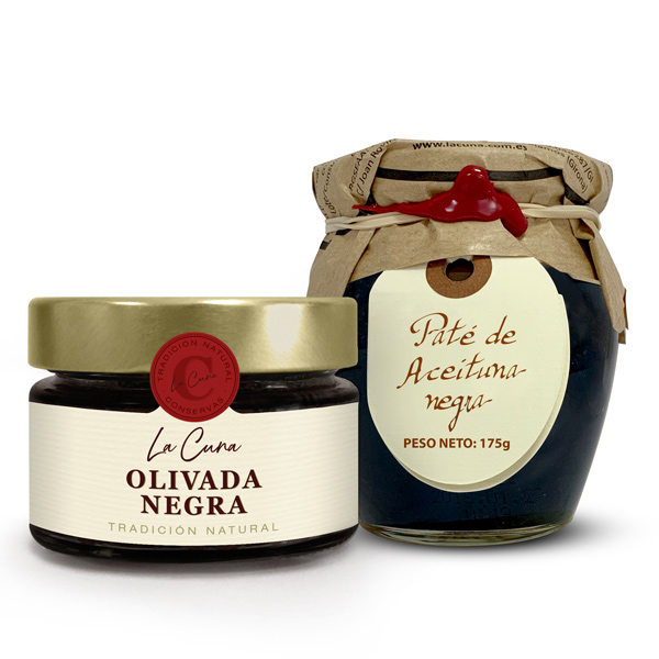 Paté de Aceituna Negra La Cuna Conservas 85Gr