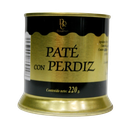 Paté con Perdiz lata 220 gr.