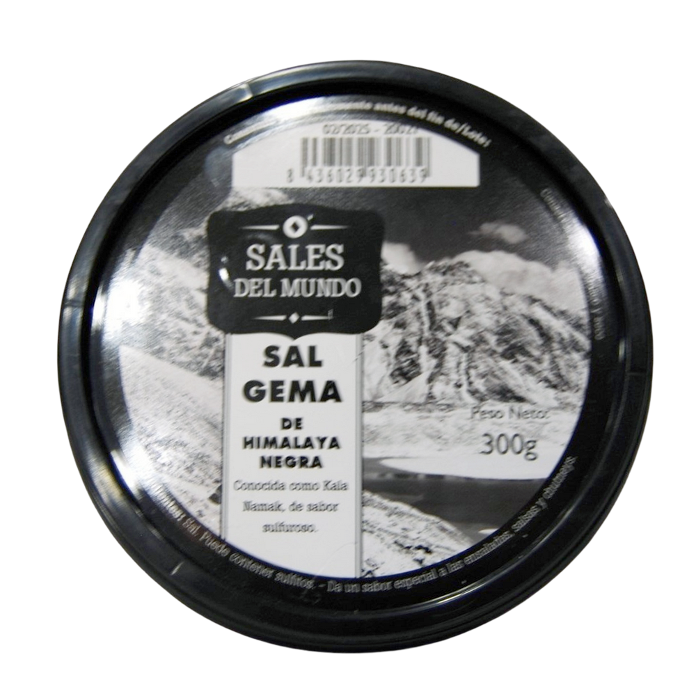 Sales del Mundo Sal Gema de Himalaya Negro 300Gr