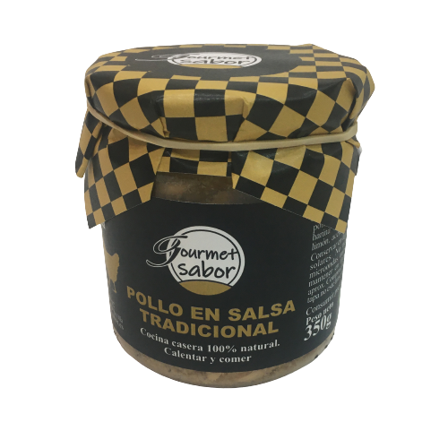 Pollo en salsa tradicional 350g 100% natural