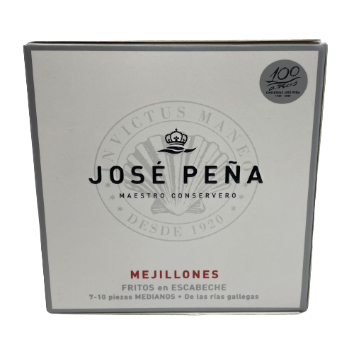 Mejillones Fritos en Escabeche 7/10 piezas José Peña