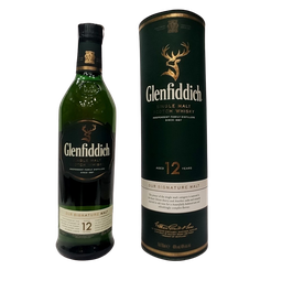 [CJ-0108] Glenfiddich 12 Años  MALTA 700 ml