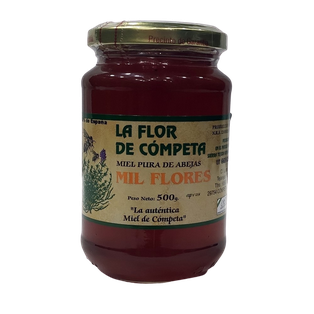 Miel Pura de Abeja de Cómpeta Mil Flores 500 Gr