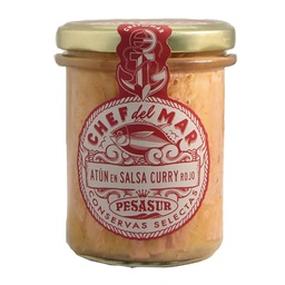 [CJ-0417] Atún en Salsa de Curri Rojo 195Gr Chef del Mar