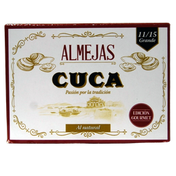 [CJ-0730] Almejas Natural 11/15 Grande (Ed. Gourmet) 120 g