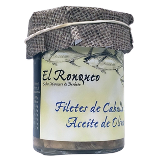 Filetes de Caballa en Aceite de Oliva 195Gr El Ronqueo