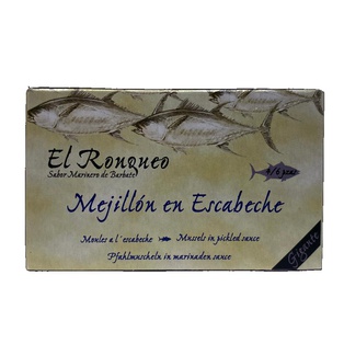 Mejillones en Escabeche El Ronqueo  4/6UNID. 115Gr OL120