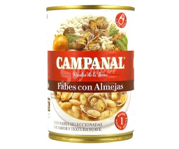 [CJ-0725] Fabes con Almejas Campanal 425 g