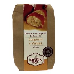 [CJ-0369] Pimiento del Piquillo Rellenos de Langosta y Vieiras Rosara 250Gr