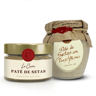 Paté de Setas con Trufa Blanca La Cuna Conservas  85Gr