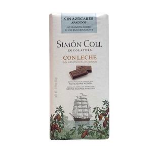 Chocolate Con Leche Sin Azúcares Añadidos Simón Coll 85Gr