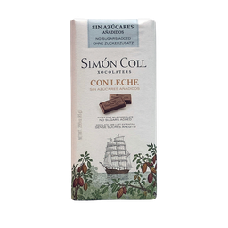 [CJ-0576] Chocolate Con Leche Sin Azúcares Añadidos Simón Coll 85Gr