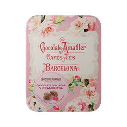 [CJ-0578] Flores  Frambuesa Chocolate Amatller 72 g