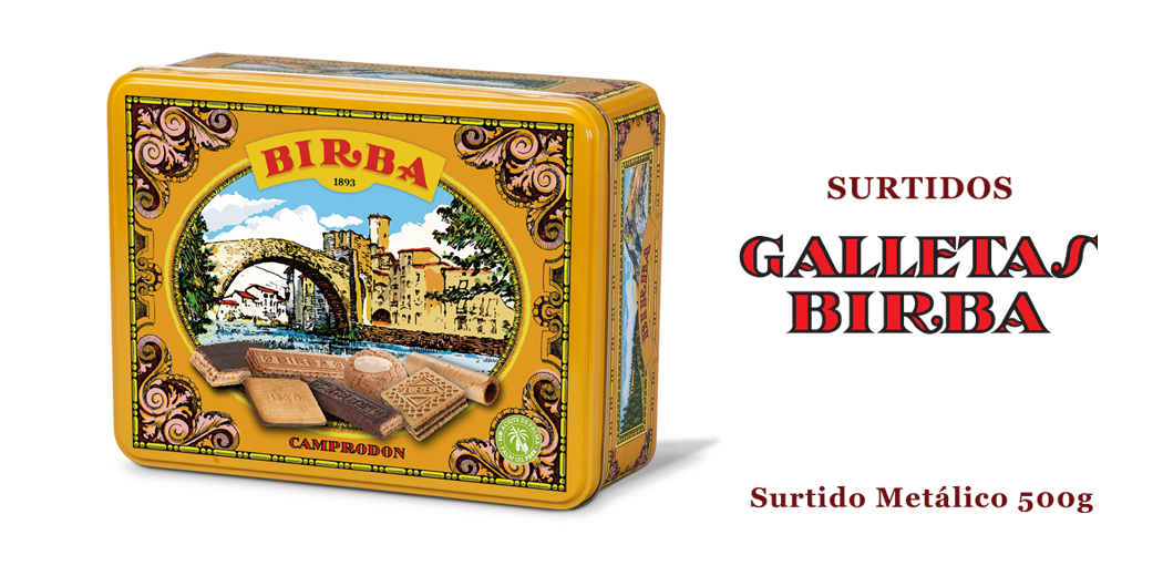 Surtido de Galletas Caja Metálica 500G - Birba