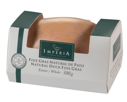 [CJ-0640] Entier de Foie Grass Natural de Pato Imperia 300Gr