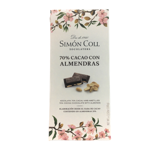 Chocolates Con Almendras 70% Cacao 100G