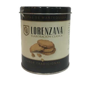 Galletas Loranzana Tradicional de mantequilla 210 gr