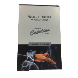 Filetes de anchoas ahumadas catalina 12/14 filetes 110g