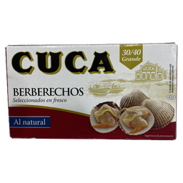 [CJ-1030] Berberechos 30/40 grandes al natural 115g