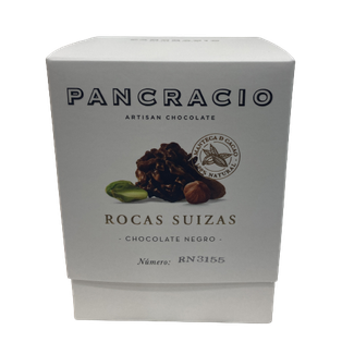 Caja Rocas Suizas chocolate negro 140gr