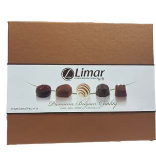 Bombones Limar estuche dorado 240gr