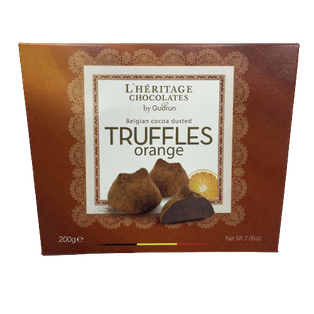 TRUFAS DE CACAO NARANJA