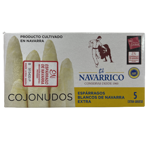 Esparrago Blancos de Navarra Extra 390g 5 Frutos