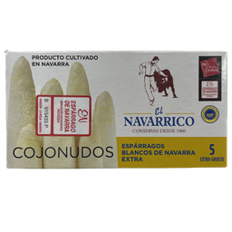 [CJ-1150] Espárrago Blancos de Navarra Extra 390g 5 Frutos