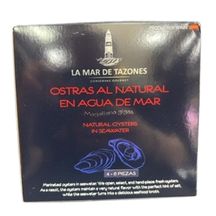 Ostras natural agua mar conserva